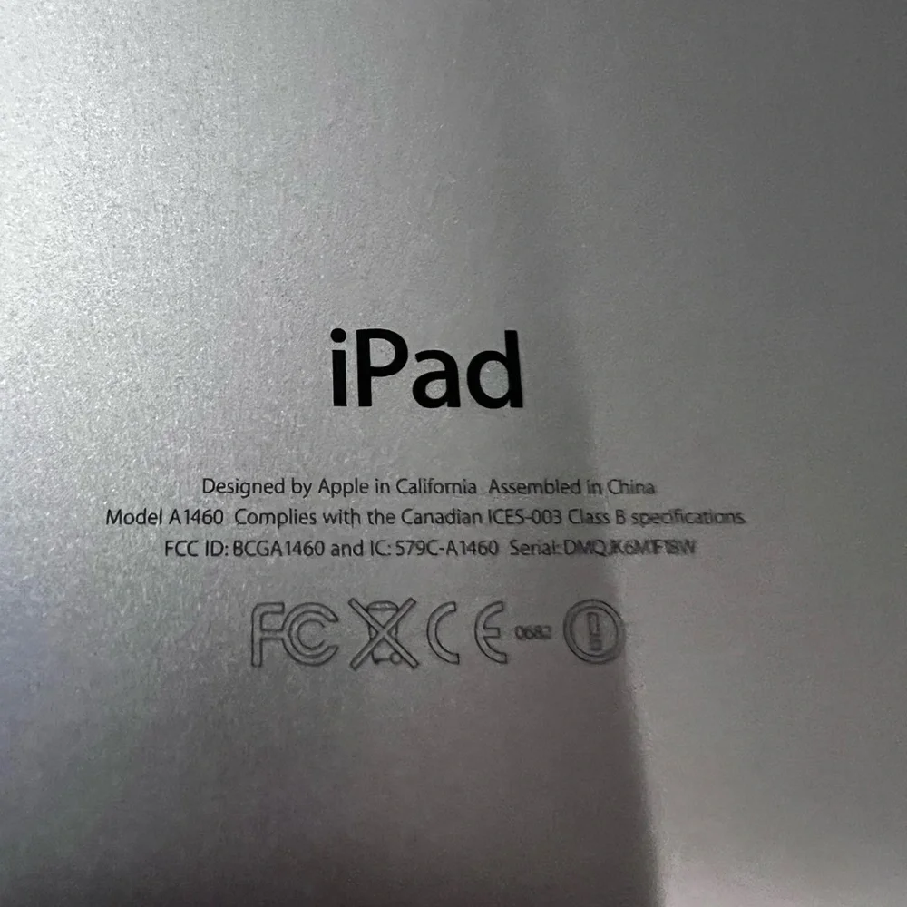 Black Tablet with Large Screen and Rounded Corners